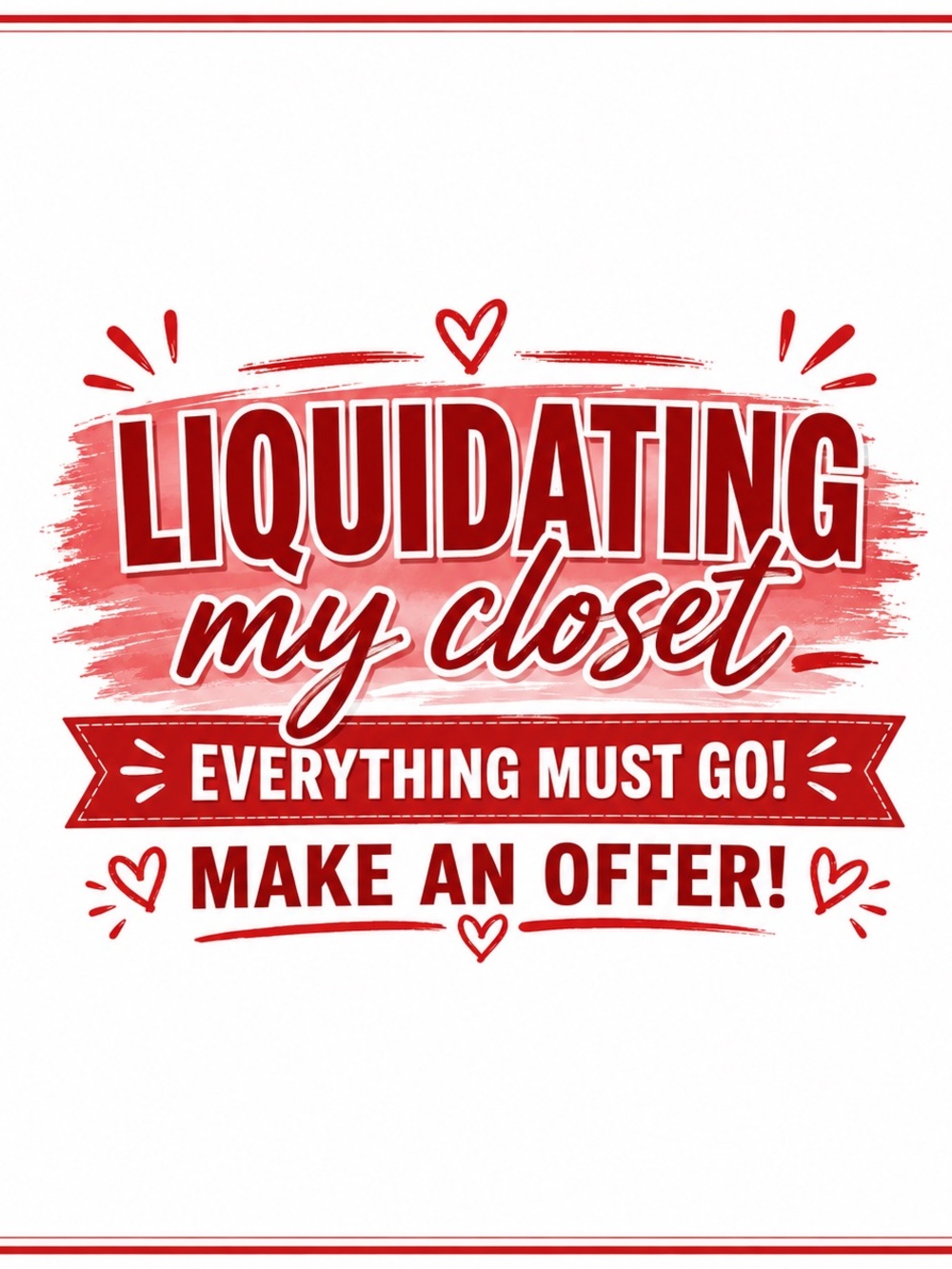 Closet liquidation